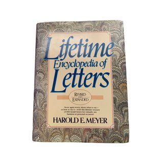 Lifetime Encyclopedia of Letters - 013011488X, hardcover, Harold E Meyer